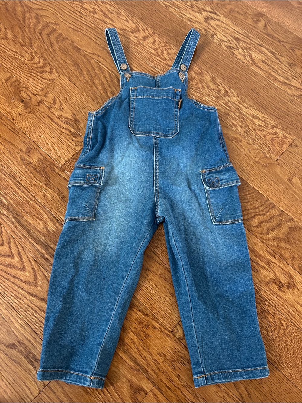 Classic Blue Denim Kids Overalls